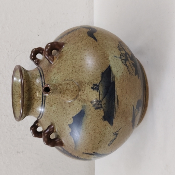 Vintage Asian Large Handcrafted Ceramic Wine Jar - Picture 3 of 8